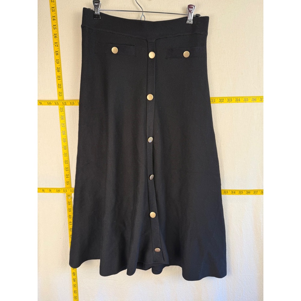Lark + Grey Align Midi Skirt Large Viscose Whimsigoth Classy Chic Preppy